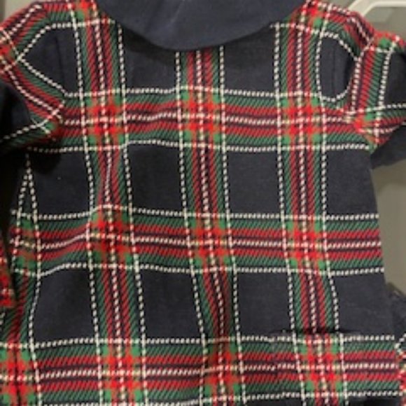 Janie & Jack Holiday Plaid One Piece - Picture 2 of 3
